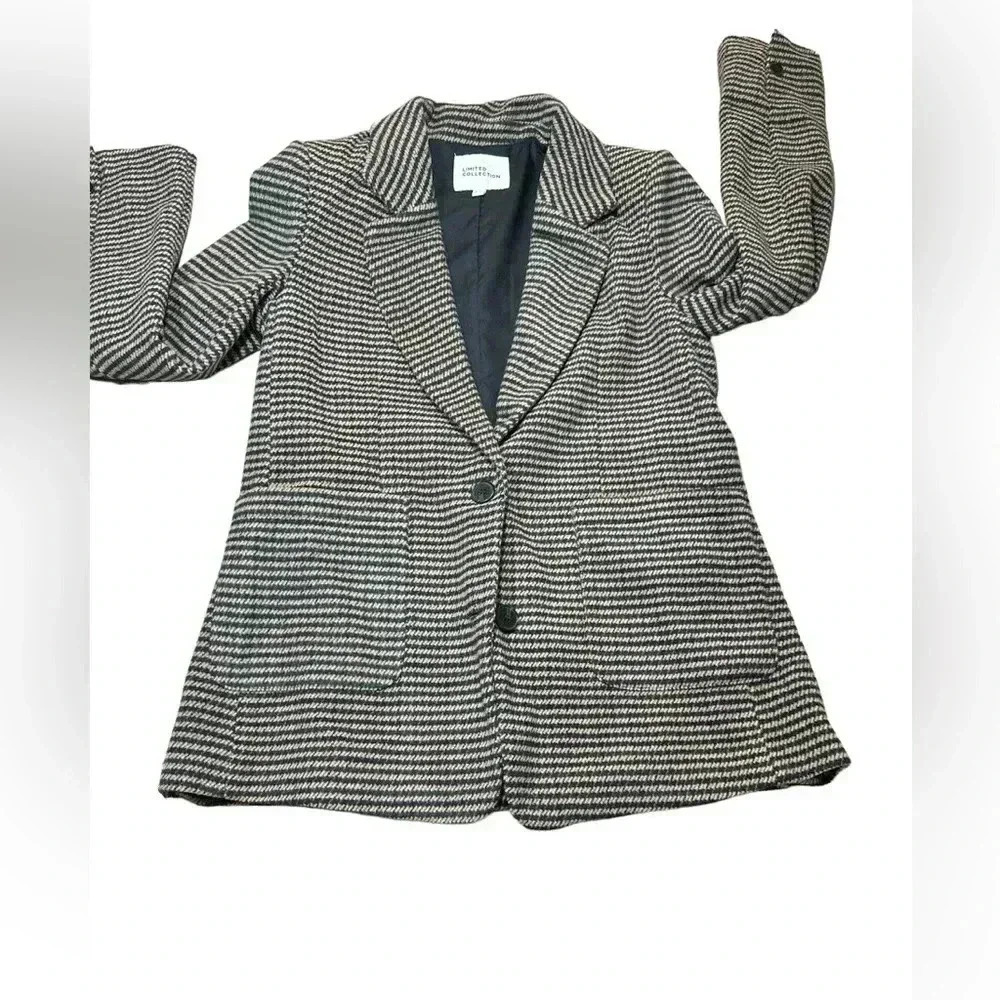 NEW blazer suit jacket coat woman’s  business casual small check pattern plaid